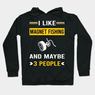 3 People Magnet Fishing Hoodie
